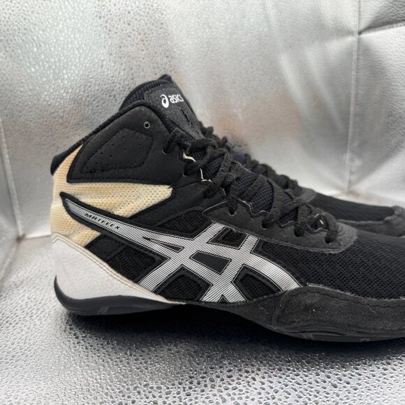 Size 7.5‎ Asics Matflex 6 Wrestling Mens Black White Boxing Sneakers 1081A021 main image 10